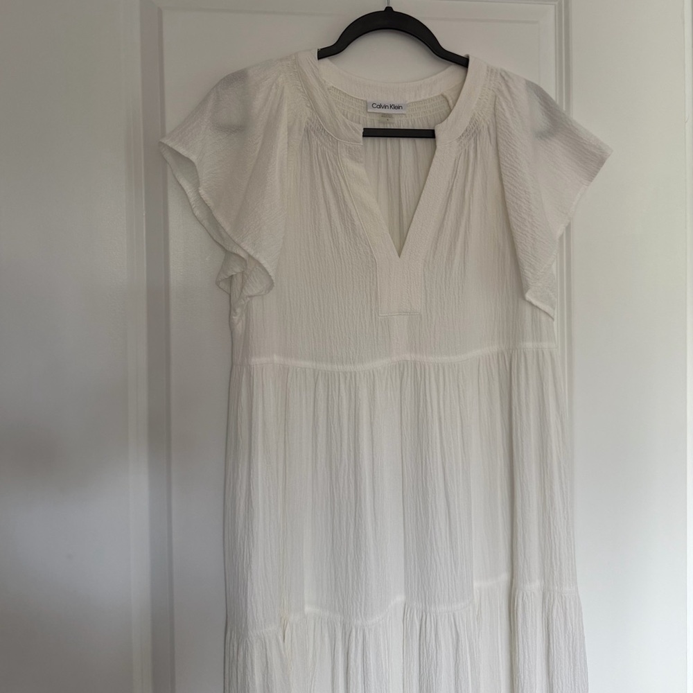 Calvin Klein White Maxi Dress - Picture 2 of 5